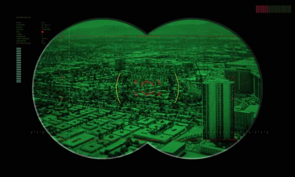 Night vision goggles help helicopter pilots see better at night.