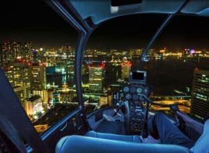 There are different types of night vision goggles for helicopter pilots. 